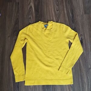 J. Crew Women's Crewneck Sweater in Bright Yellow